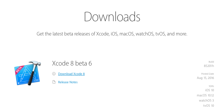 Download X Code from Apple developer site